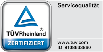 TÜV Zertifizierte Servicequalität